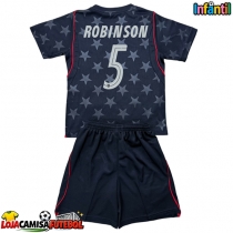 Camisa de Futebol Estados Unidos Antonee Robinson #5 Equipamento Secundário Infantil Mundo 2026 Manga Curta (+ Calças curtas)